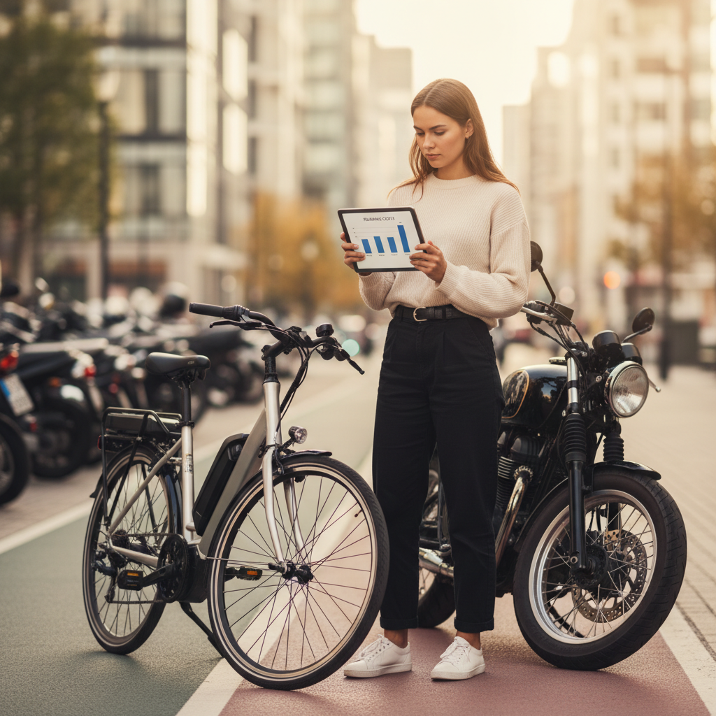 E-Bike vs มอเตอร์ไซค์: เทียบค่าใช้จ่าย 1 ปี ใครคุ้มกว่า?