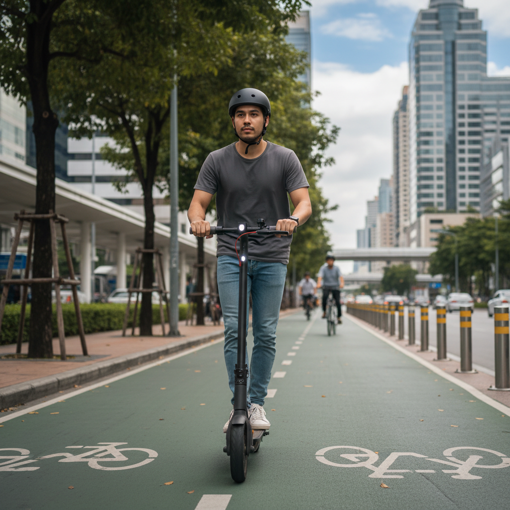 ขี่สกู๊ตเตอร์ไฟฟ้า ผิดกฎหมายไหม? สรุปข้อควรรู้ 2569