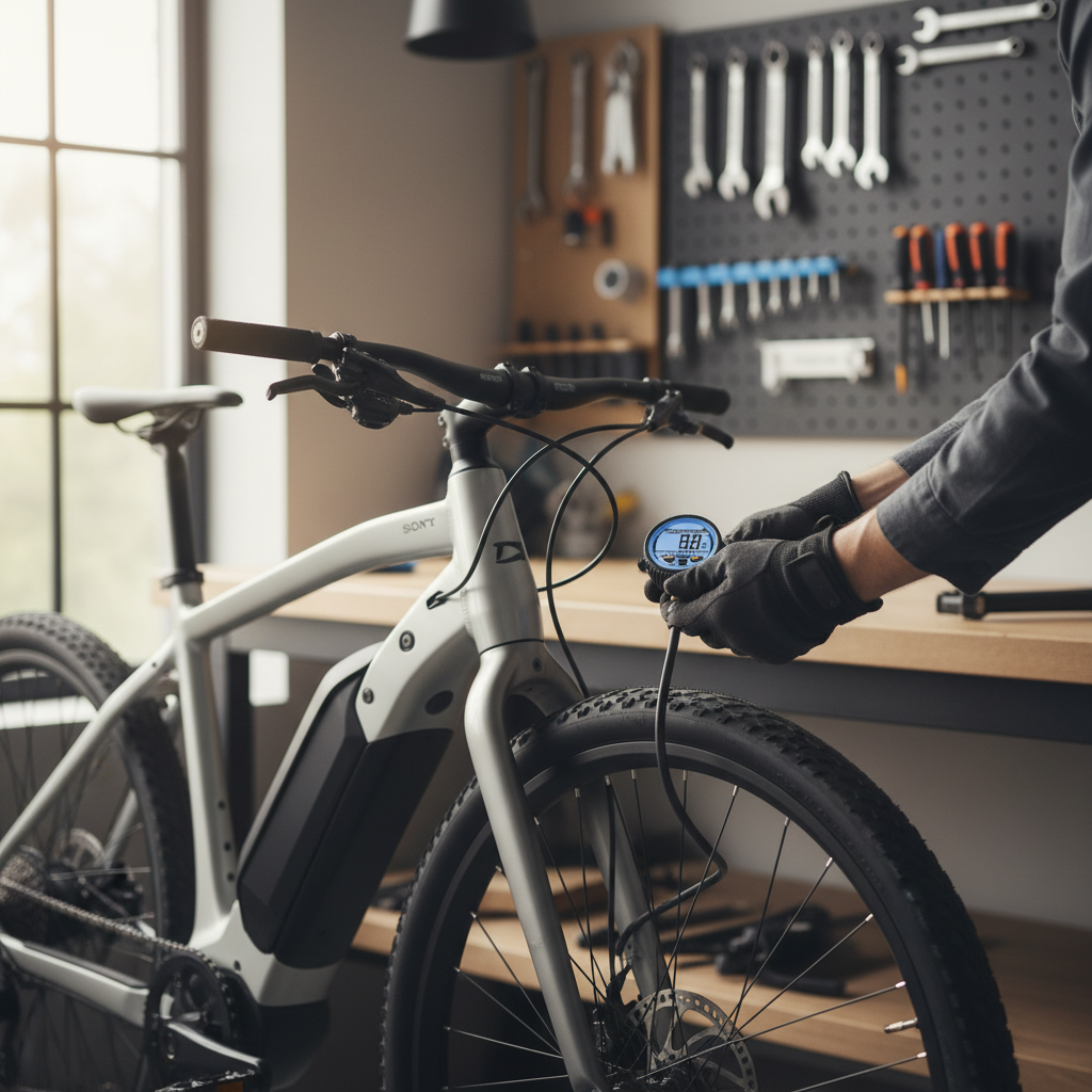 เช็กลมยางจักรยานไฟฟ้า ต้องเติมเท่าไหร่? ทำเองได้ง่ายๆ