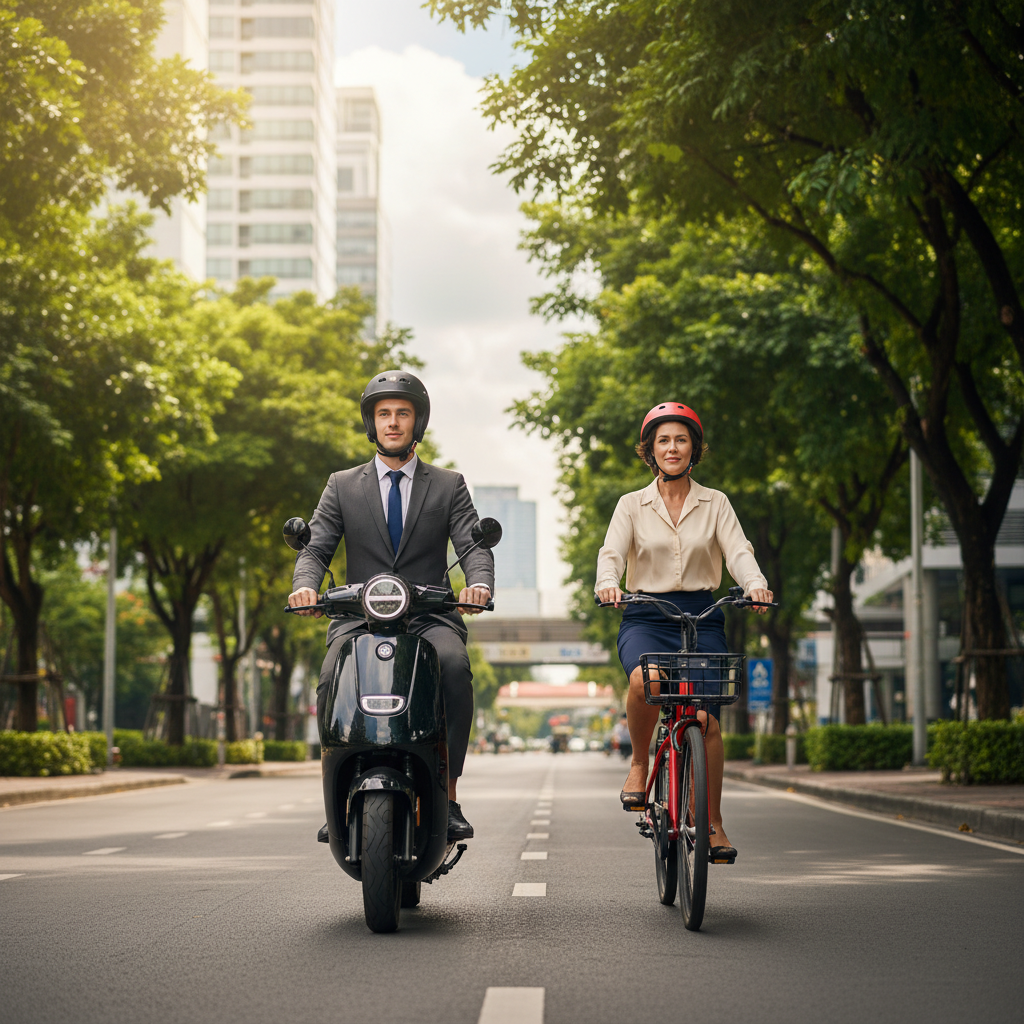 จักรยานไฟฟ้า vs สกู๊ตเตอร์ไฟฟ้า เลือกคันไหนดี?