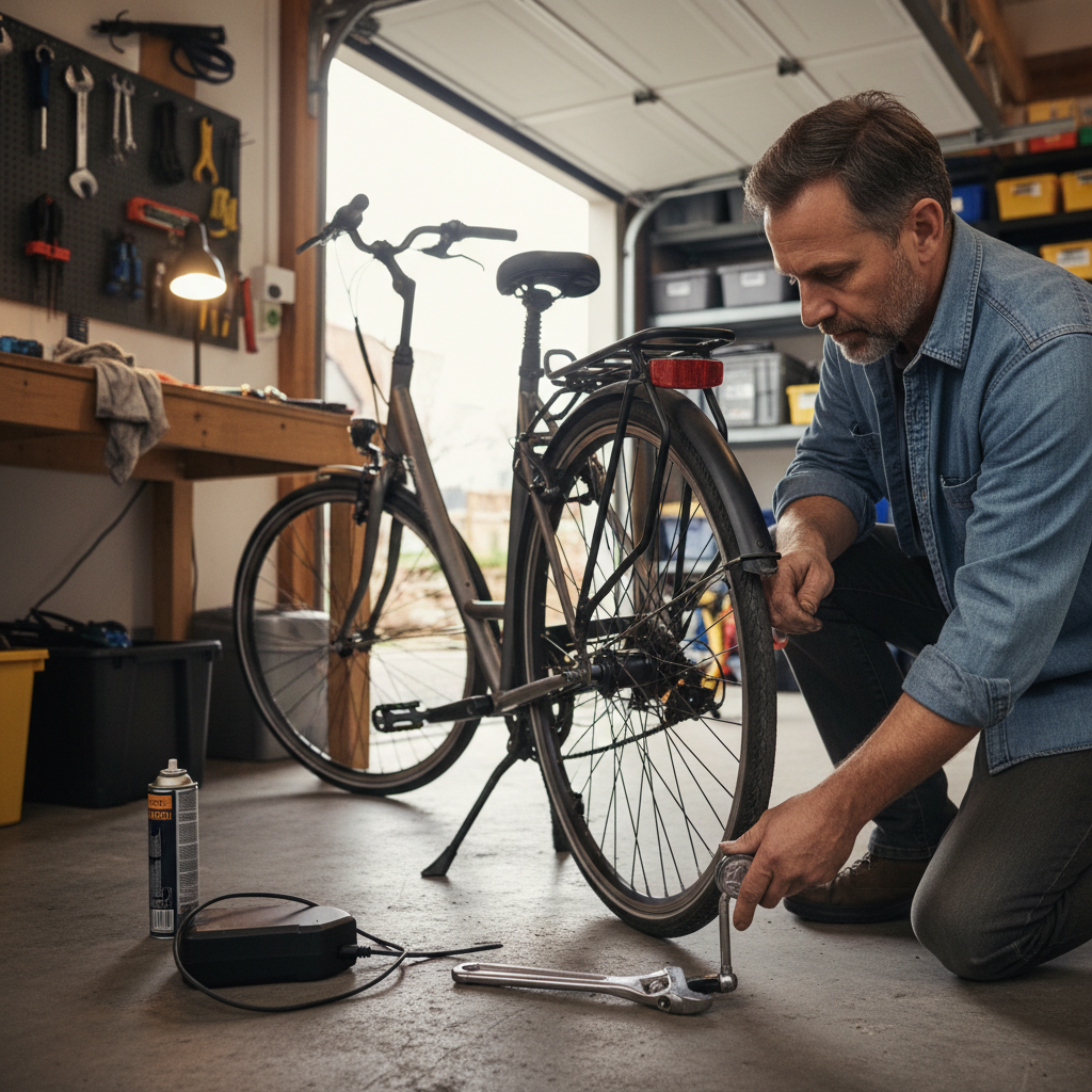 เช็ค 5 จุดสำคัญ ยืดอายุ E-Bike ทำเองได้ง่ายๆ ที่บ้าน - diy-ebike-maintenance-checklist