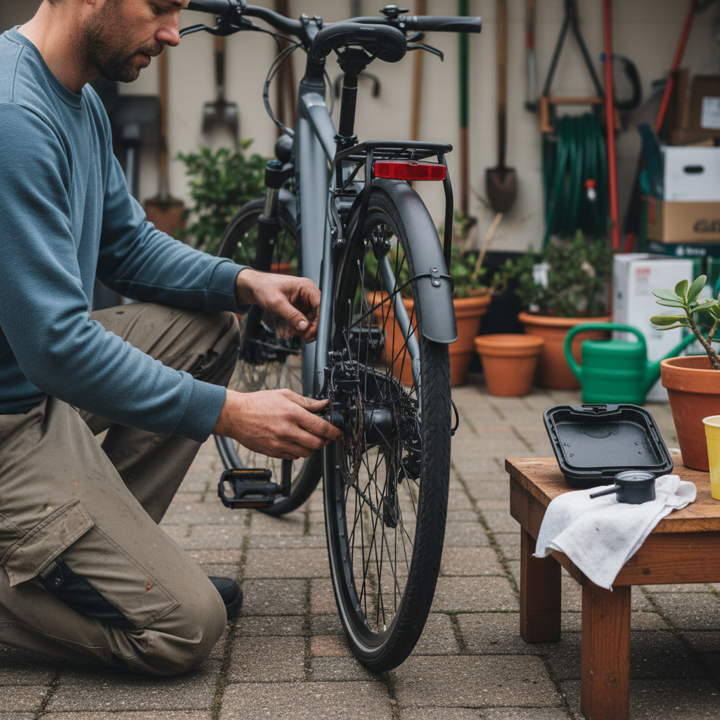 เช็ค E-Bike เองก่อนส่งช่าง: 5 จุดสำคัญทำได้ใน 10 นาที - diy-ebike-maintenance-checklist
