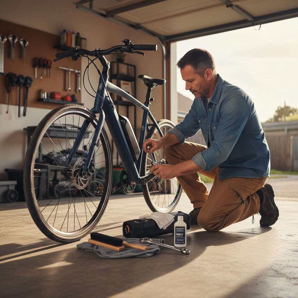 เช็กลิสต์ 5 จุด! ดูแลจักรยานไฟฟ้าด้วยตัวเองง่ายๆ ที่บ้าน - diy-ebike-monthly-maintenance-checklist