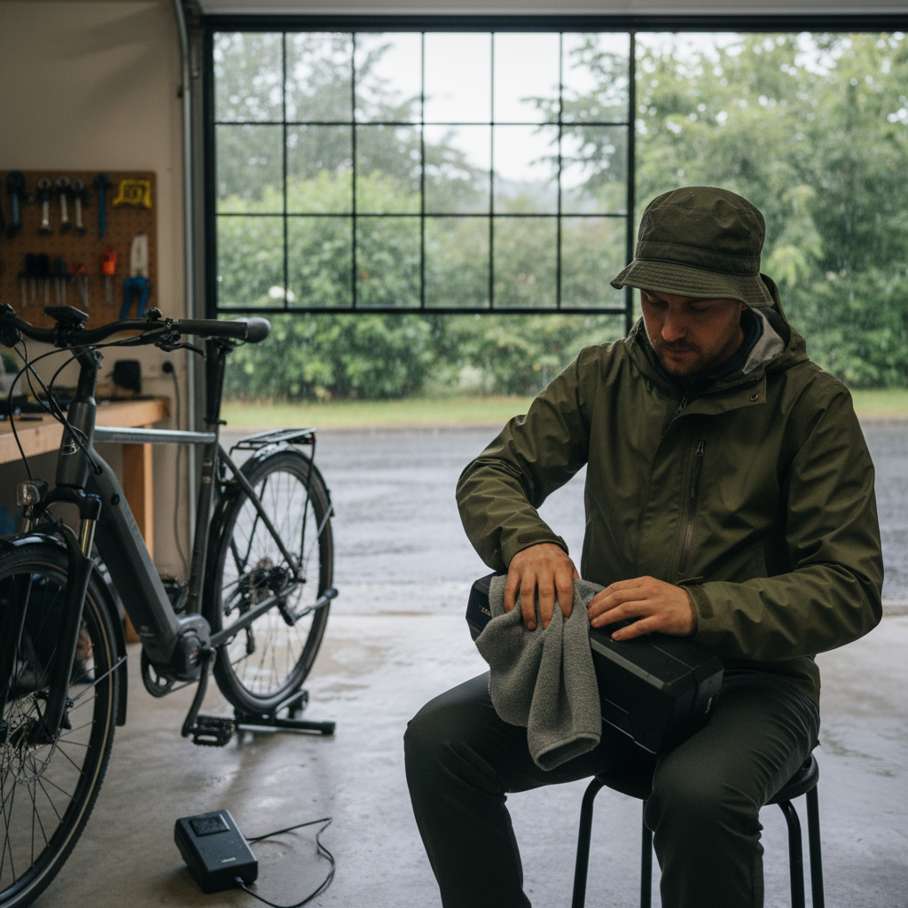 Checklist! 7 วิธีดูแลแบต E-Bike หน้าฝนให้ใช้ได้นาน - ebike-battery-care-rainy-season