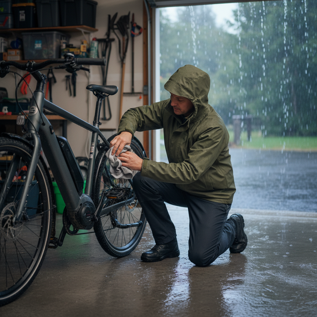 ดูแลแบต E-Bike หน้าฝน: 5 วิธีง่ายๆ ยืดอายุการใช้งาน - ebike-battery-care-rainy-season