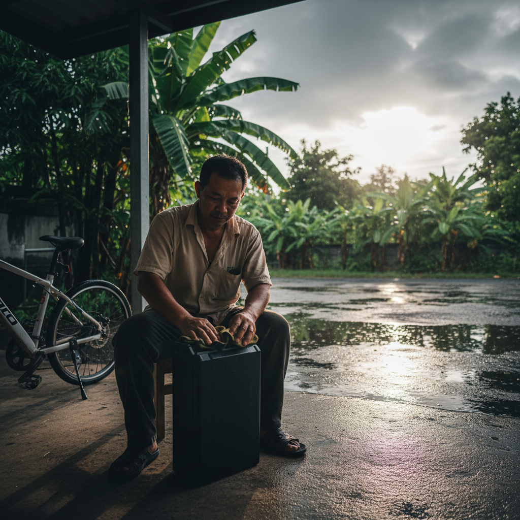 ยืดอายุแบต E-Bike หน้าฝน-หน้าร้อน: 5 ทริคต้องรู้ - ebike-battery-care-thailand-weather