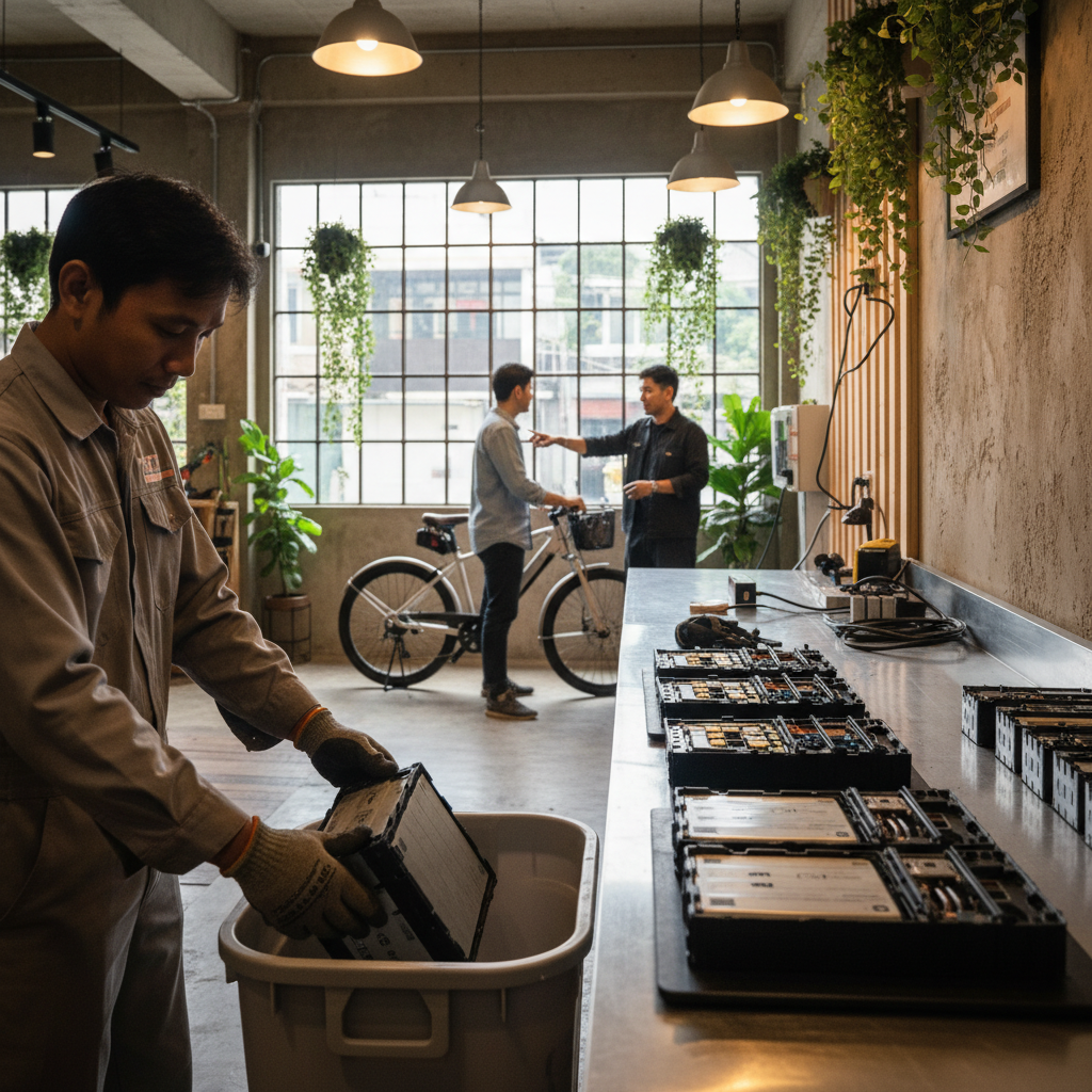 เทรนด์ 2569: อนาคตแบตฯ E-Bike กับเศรษฐกิจหมุนเวียน - ebike-battery-recycling-thailand-2026