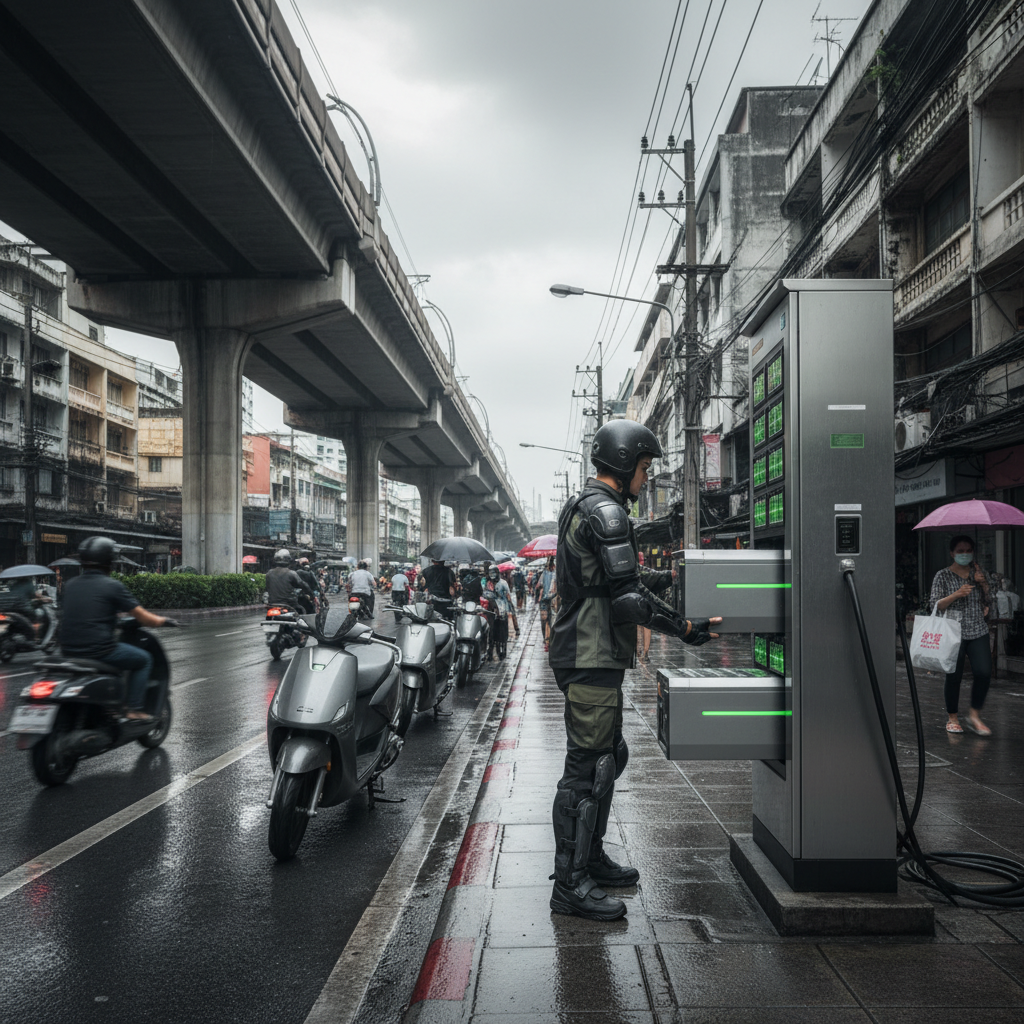 สถานีสลับแบตฯ E-Bike: เทรนด์ใหม่ที่จะมาถึงไทยปี 2569? - ebike-battery-swapping-station-thailand