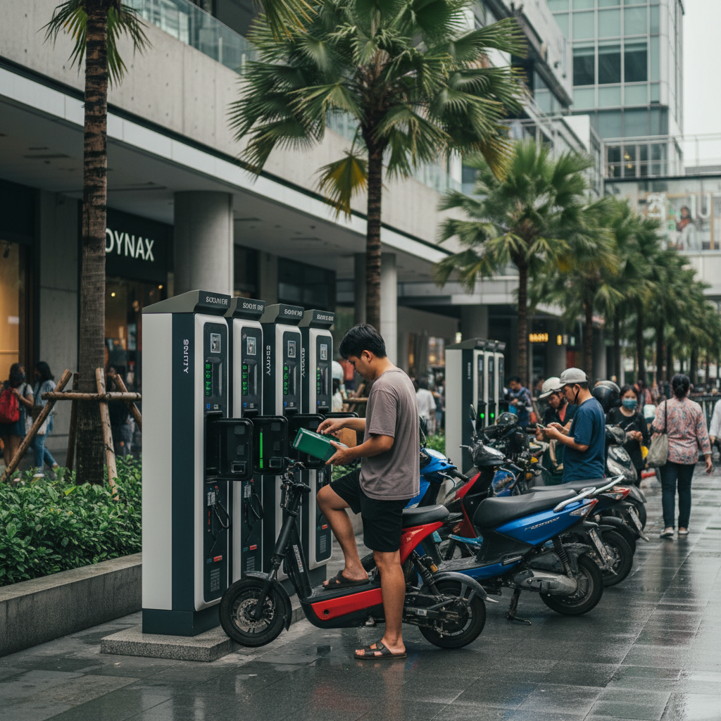 สถานีสลับแบตฯ E-Bike: เทรนด์ใหม่ที่จะมาถึงไทยปี 2569? - ebike-battery-swapping-thailand-2026
