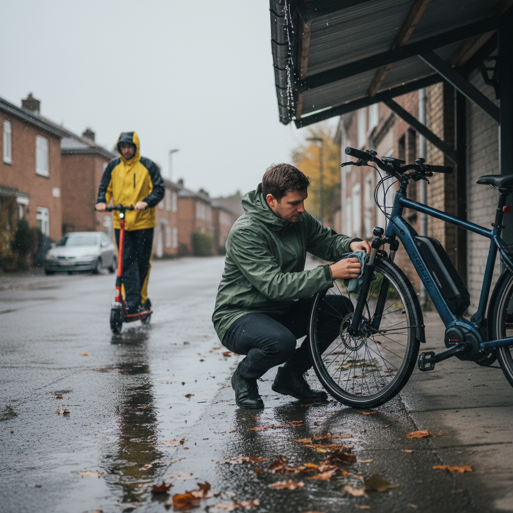 หน้าฝนต้องรู้! 5 วิธีดูแล E-Bike ให้พร้อมลุย ไม่กลัวพัง - ebike-care-rainy-season-tips