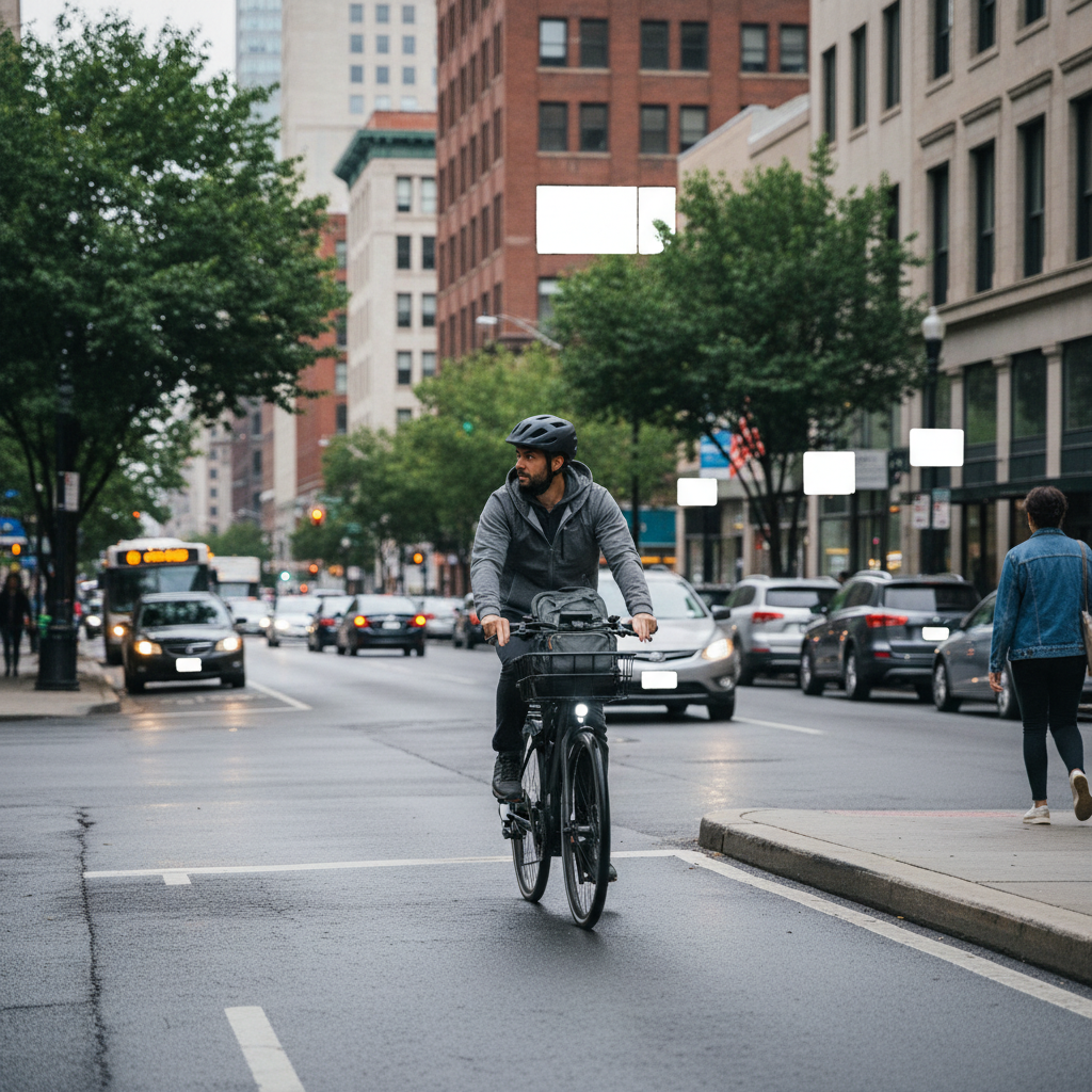 5 เทคนิคขี่ E-Bike ในเมือง: ปลอดภัยขึ้น ประหยัดแบตฯกว่าเดิม - ebike-city-riding-tips-safe-efficient