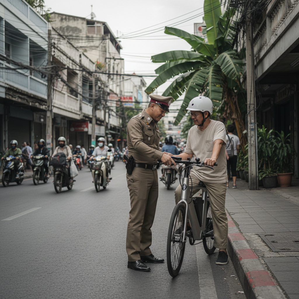 ขับ E-Bike ต้องมีใบขับขี่ไหม? สรุปกฎหมายไทยล่าสุด 2568 - ebike-driving-license-law-thailand