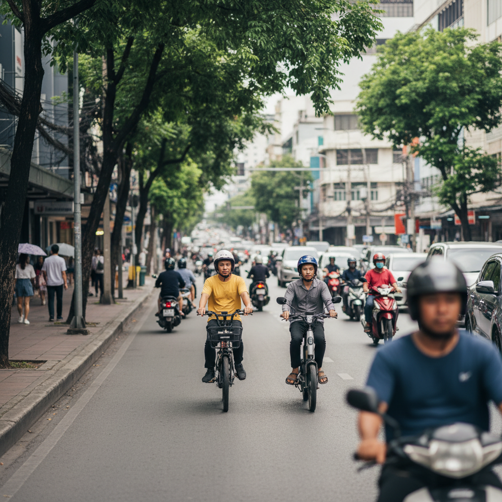 ขี่จักรยานไฟฟ้าต้องมีใบขับขี่ไหม? สรุปกฎหมาย 2568 - ebike-driving-license-law-thailand