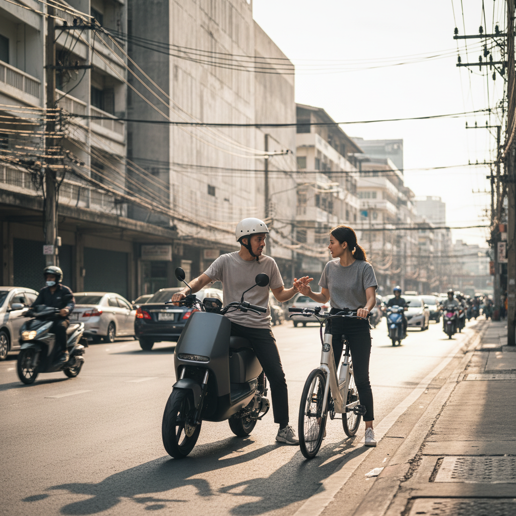 ขี่ E-Bike ต้องมีใบขับขี่ไหม? สรุปกฎหมายล่าสุด - ebike-driving-license-law-thailand