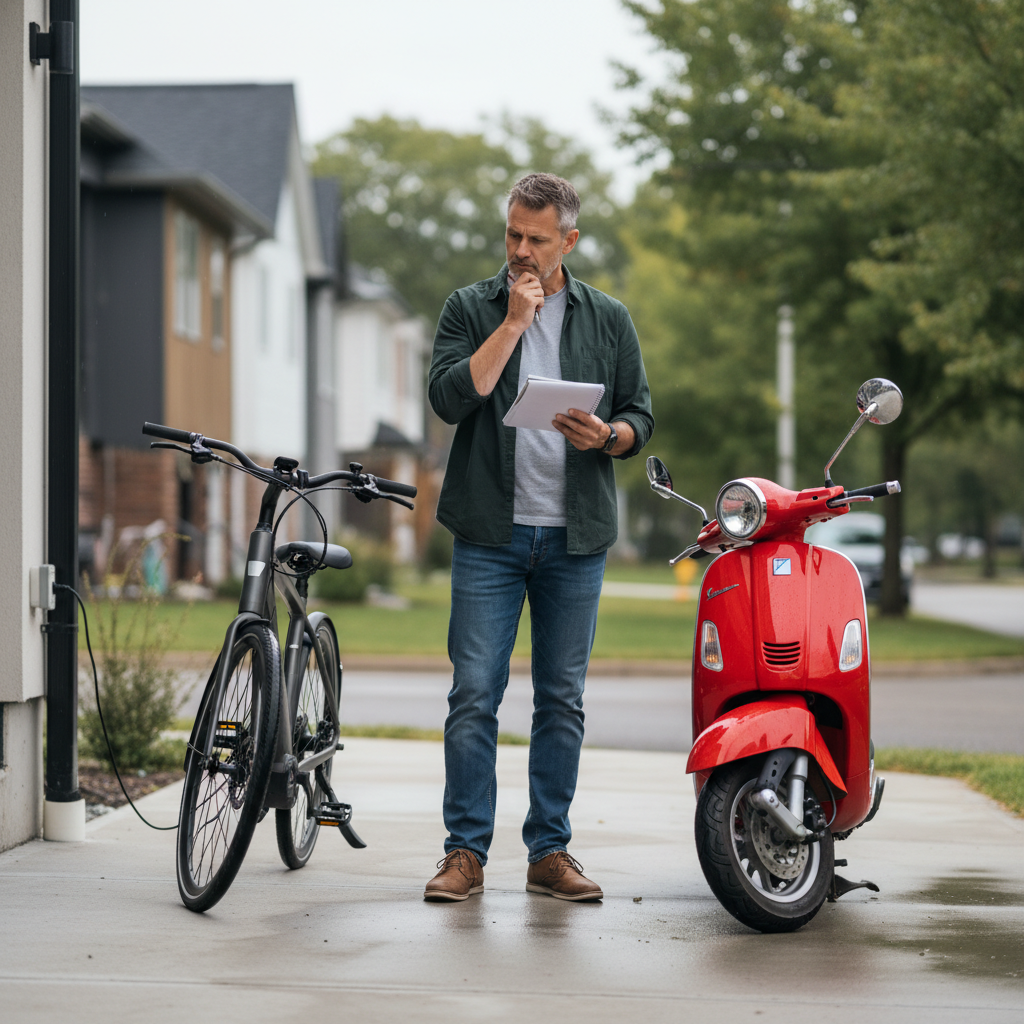 ผ่อน E-Bike คุ้มจริงหรือ? คำนวณจุดคุ้มทุนเทียบมอไซค์ - ebike-financing-vs-gas-motorcycle