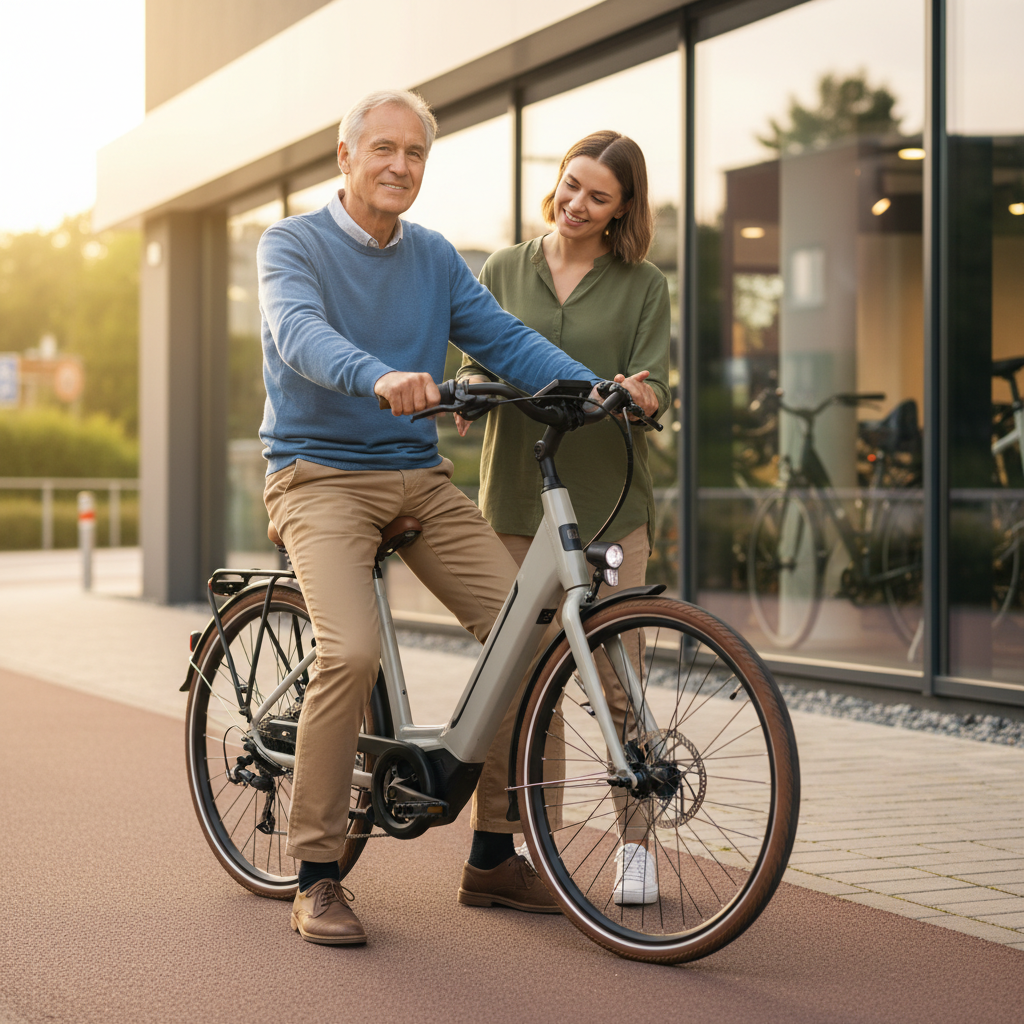 E-Bike สำหรับผู้สูงอายุ: เลือกอย่างไรให้ปลอดภัยและขับง่าย - ebike-for-seniors-guide