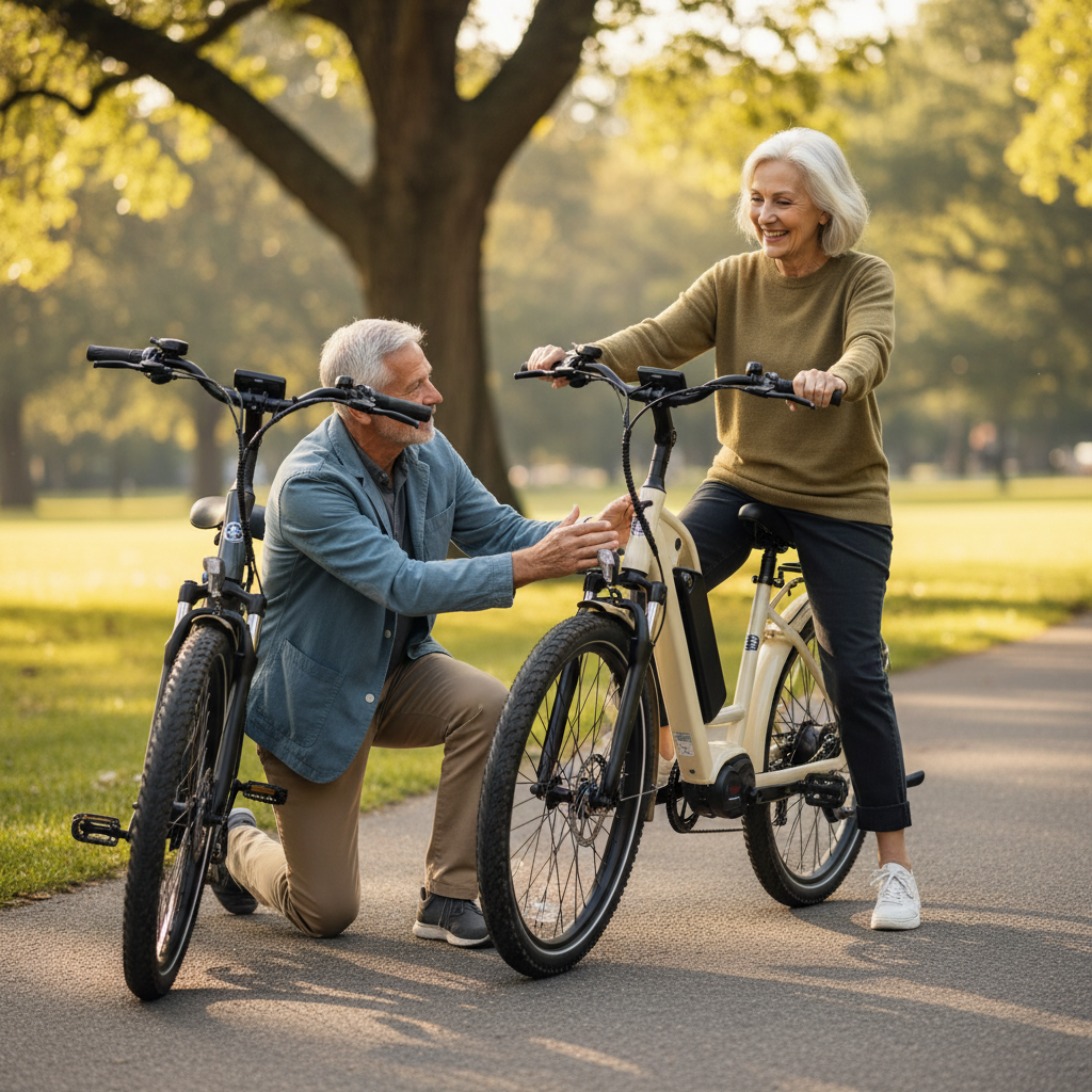 เลือก E-Bike ให้ผู้สูงวัย: 5 ข้อต้องเช็คเพื่อความปลอดภัย - ebike-for-seniors-safety-guide