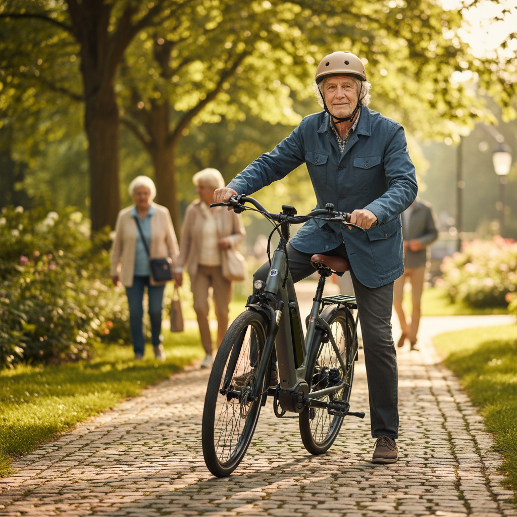 จักรยานไฟฟ้าผู้สูงอายุ: เลือกอย่างไรให้ปลอดภัย ขับง่าย? - ebike-for-seniors-safety-guide