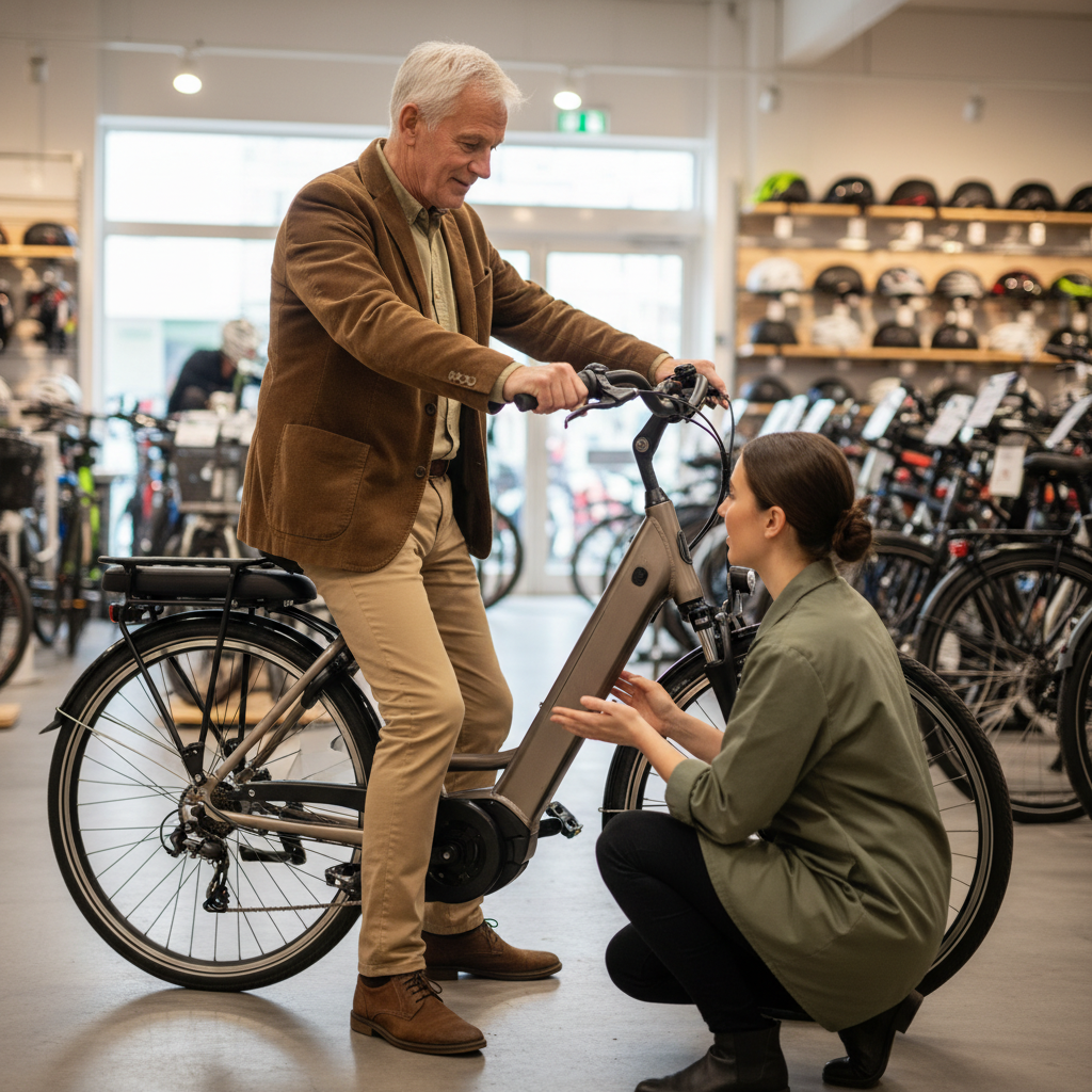 เลือก E-Bike ให้ผู้สูงอายุ: 5 ข้อต้องเช็กเพื่อความปลอดภัย - ebike-for-seniors-safety-guide