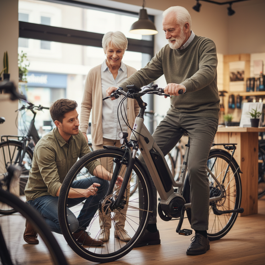 เลือก E-Bike ให้ผู้สูงอายุ: 4 จุดต้องเช็กเพื่อความปลอดภัย - ebike-for-seniors-safety-tips