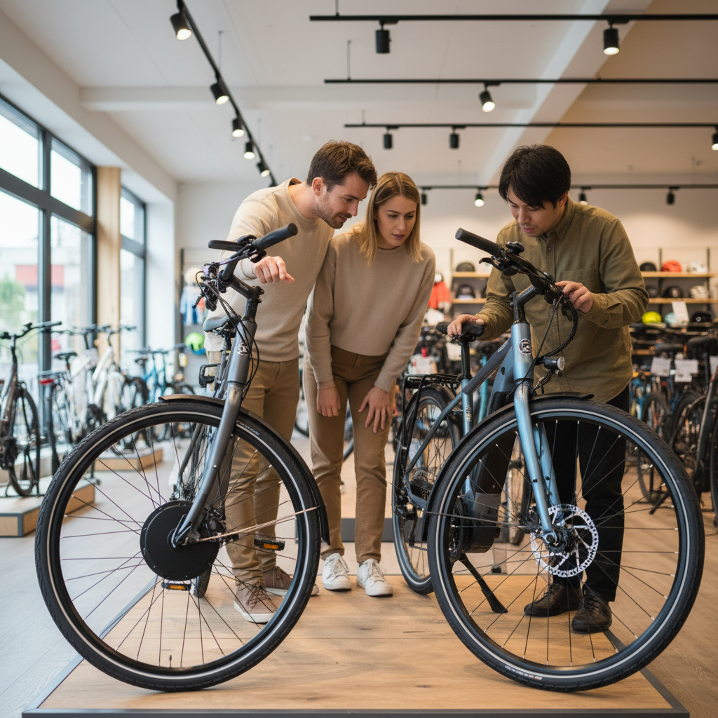 มอเตอร์ดุมล้อ vs มอเตอร์กลาง: E-Bike แบบไหนเหมาะกับคุณ? - ebike-hub-motor-vs-mid-drive