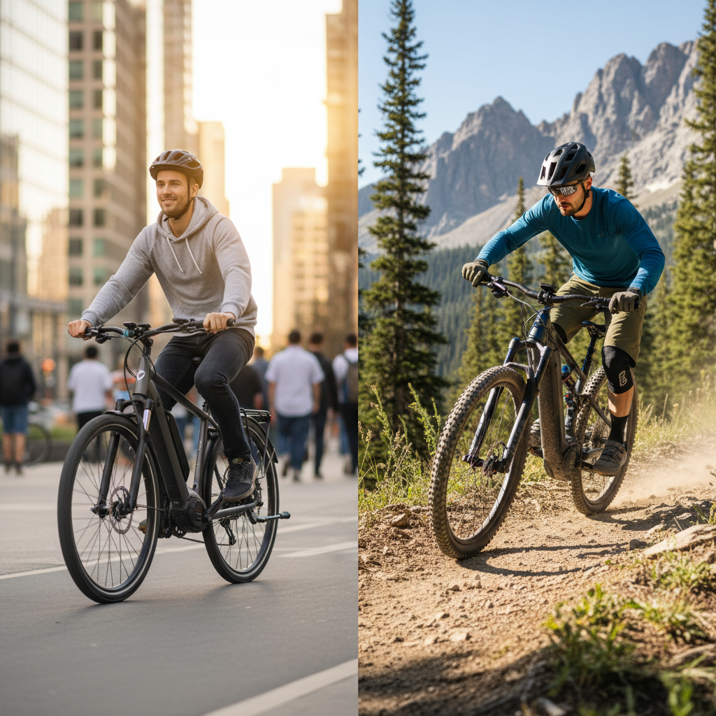 มอเตอร์ E-Bike: Hub กับ Mid-Drive แบบไหนเหมาะกับคุณ? - ebike-hub-vs-mid-drive-motor