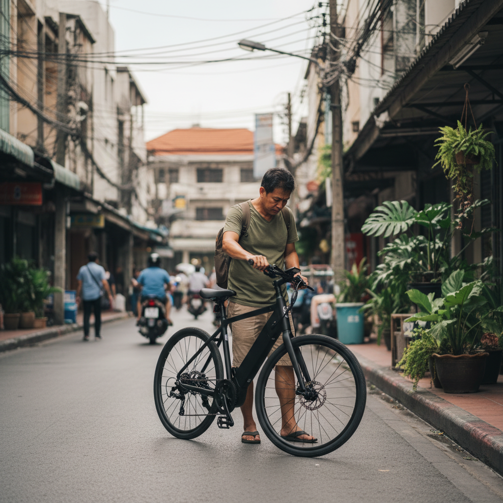 ขี่ E-Bike ต้องมีใบขับขี่ไหม? สรุปกฎหมายที่ควรรู้ - ebike-laws-thailand-license