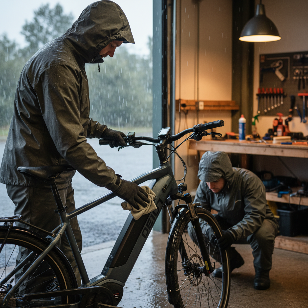 5 วิธีดูแล E-Bike หน้าฝน: ขี่ปลอดภัย ไร้กังวลเรื่องระบบไฟ - ebike-maintenance-rainy-season-tips