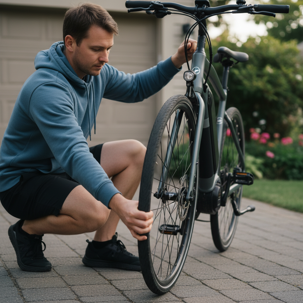 5 จุดต้องเช็คก่อนขี่จักรยานไฟฟ้า ปลอดภัยทุกเส้นทาง - ebike-pre-ride-safety-check