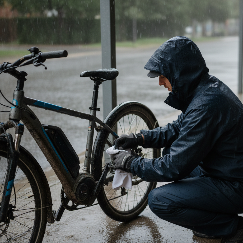 ขี่ E-Bike หน้าฝน: 5 วิธีดูแลรถไม่ให้พังง่าย - ebike-rainy-season-care-tips