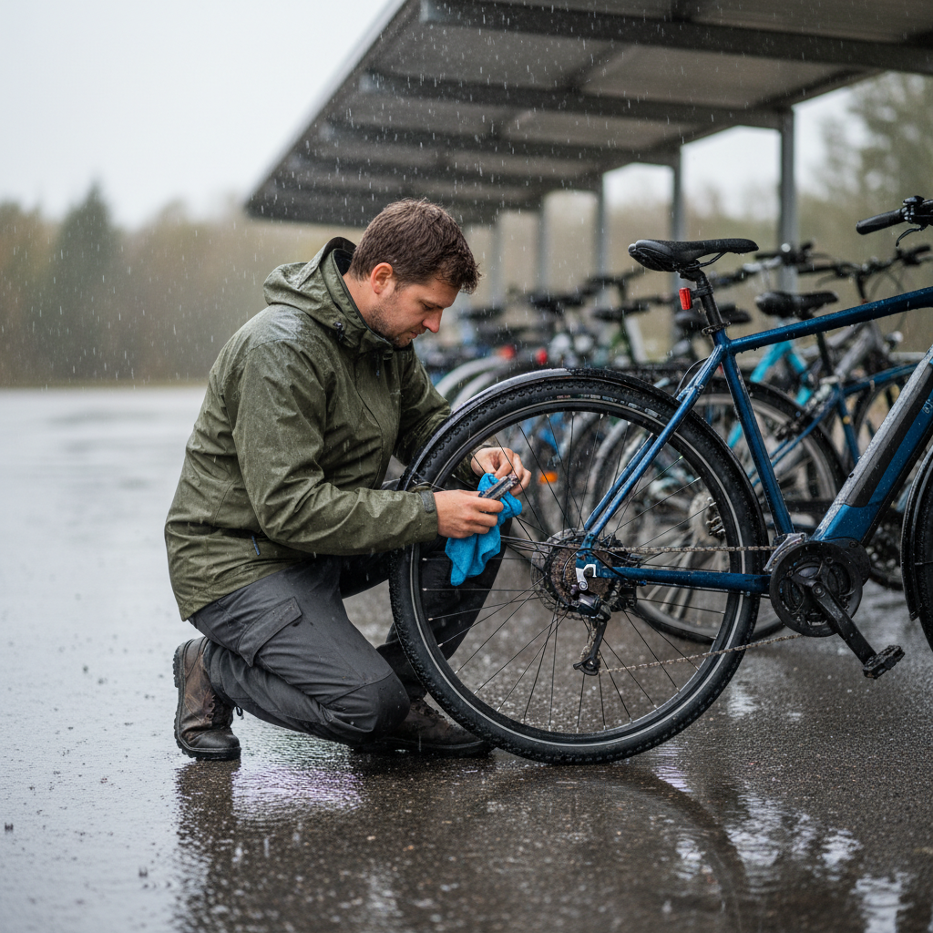 ดูแล E-Bike หน้าฝน: 7 จุดต้องเช็คเพื่อความปลอดภัย - ebike-rainy-season-maintenance-checklist