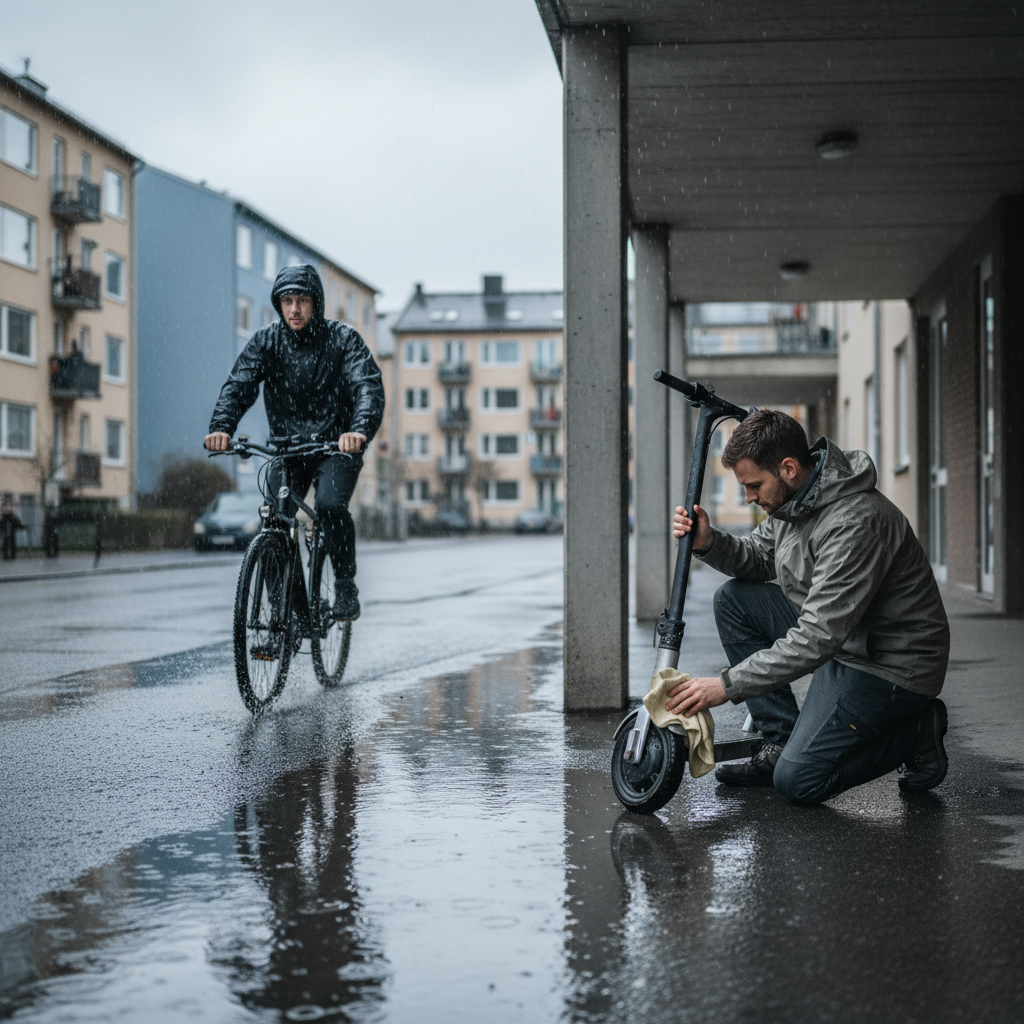 หน้าฝนขี่ E-Bike ยังไง? 5 เคล็ดลับดูแลรถกันพัง - ebike-rainy-season-maintenance-tips