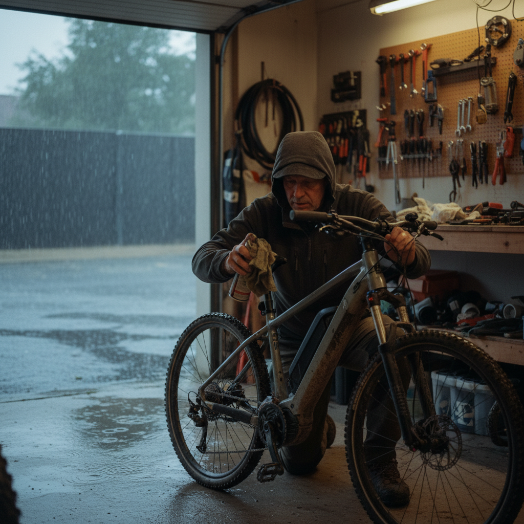 ขับ E-Bike หน้าฝน: 5 วิธีเตรียมรถให้พร้อมลุย ไม่กลัวพัง - ebike-rainy-season-maintenance-tips