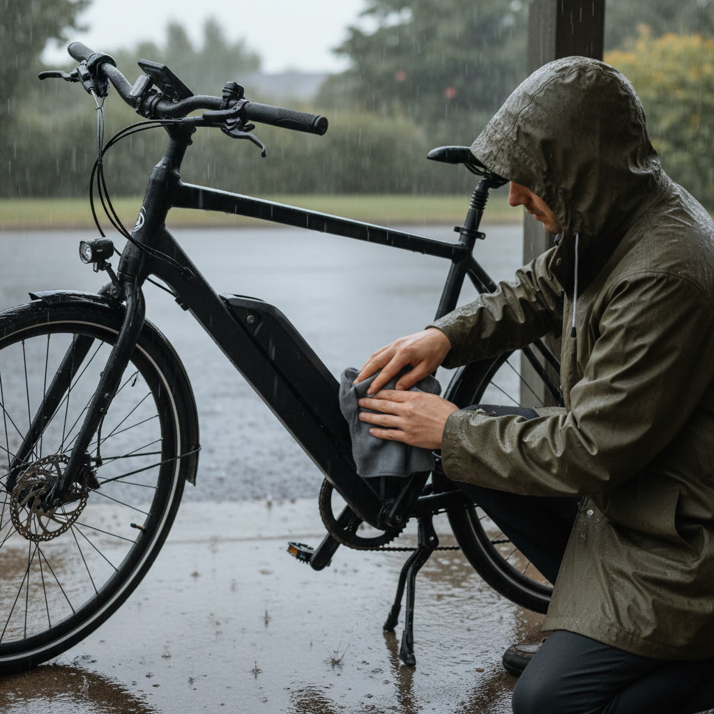 ดูแล E-Bike หน้าฝน: 5 ทริคกันพัง ขับขี่ปลอดภัย - ebike-rainy-season-maintenance-tips