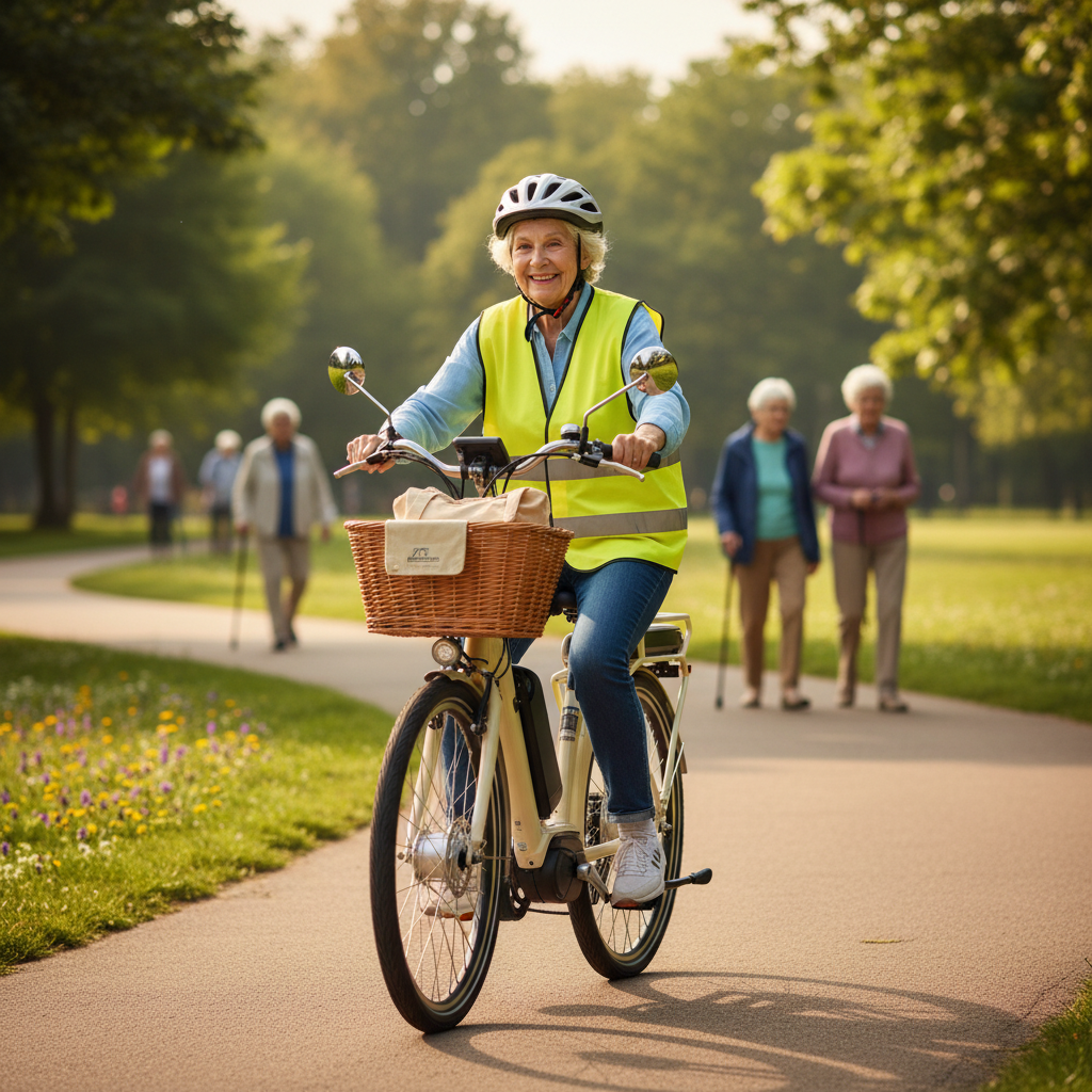สูงวัยขี่ E-Bike อย่างไรให้ปลอดภัย? คู่มือเข้าใจง่าย - ebike-safety-guide-for-seniors