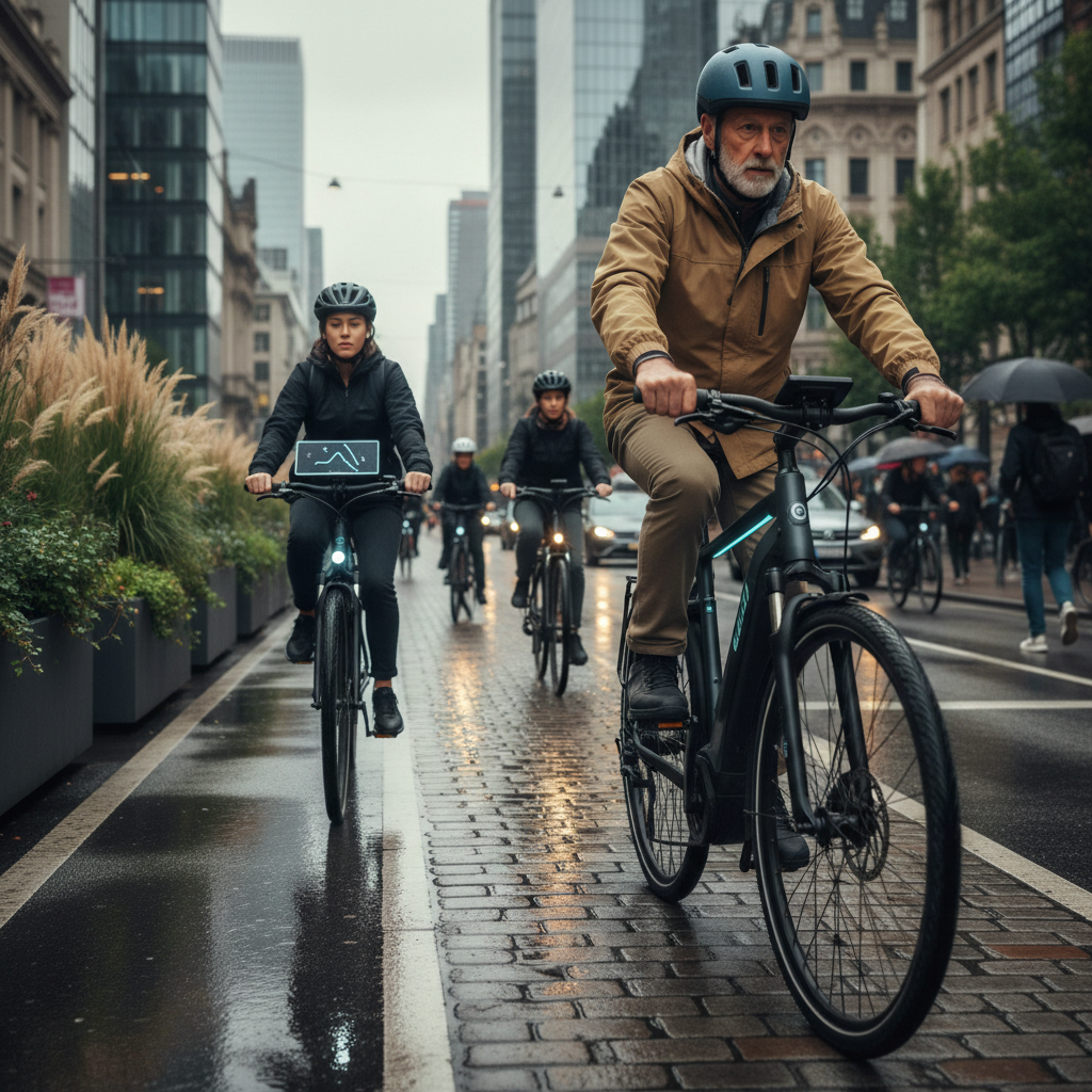 เทรนด์ E-Bike 2026: ระบบเบรก ABS และ GPS กันขโมย - ebike-safety-tech-trends-2026