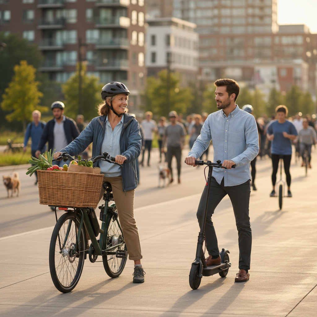 E-Bike vs สกู๊ตเตอร์ไฟฟ้า: เลือกคันไหนที่ใช่สำหรับคุณ? - ebike-vs-electric-scooter-choice