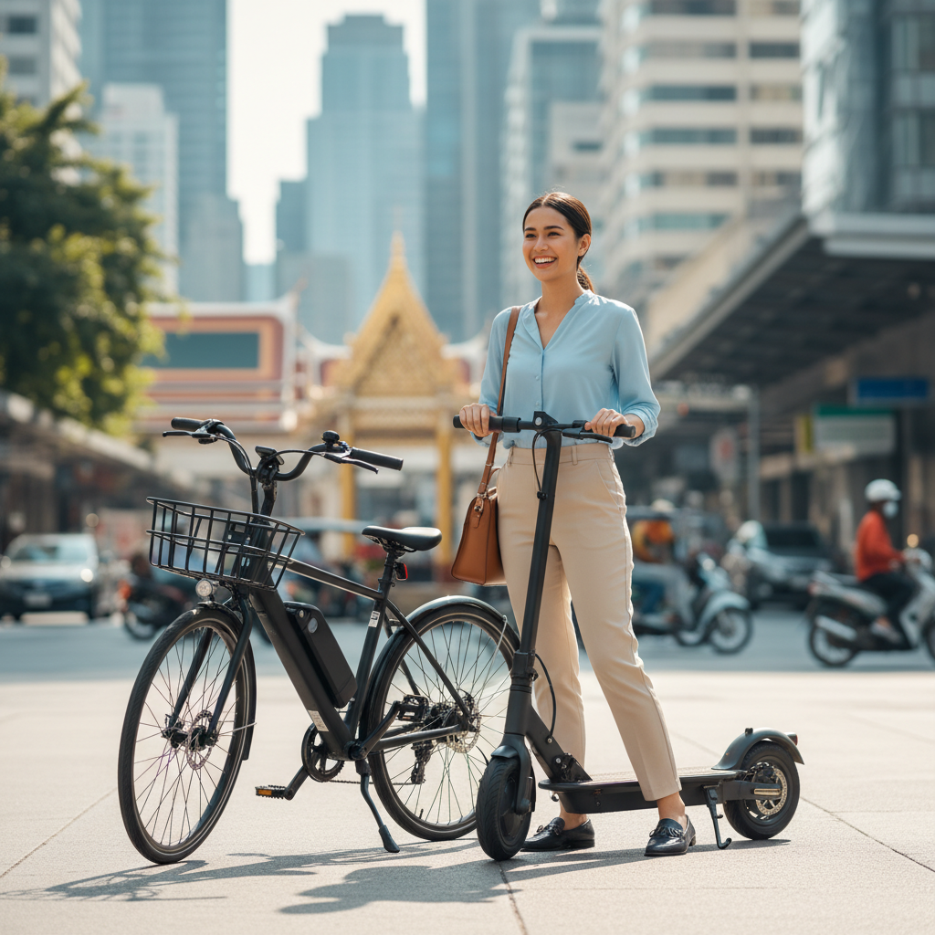 E-Bike vs สกู๊ตเตอร์ไฟฟ้า: เลือกคันไหนเหมาะกับชีวิตเมือง?