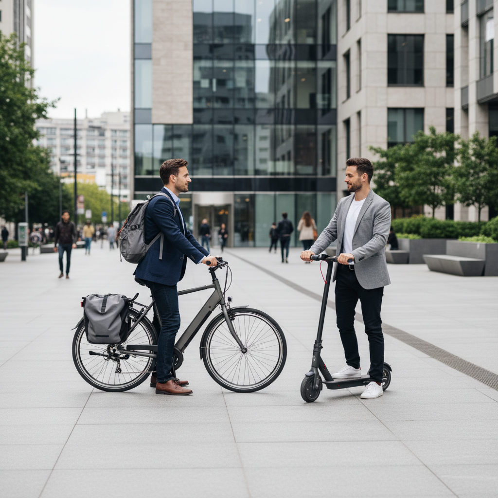 E-Bike vs สกู๊ตเตอร์ไฟฟ้า: เลือกคันไหนเหมาะกับคุณ? - ebike-vs-electric-scooter-comparison