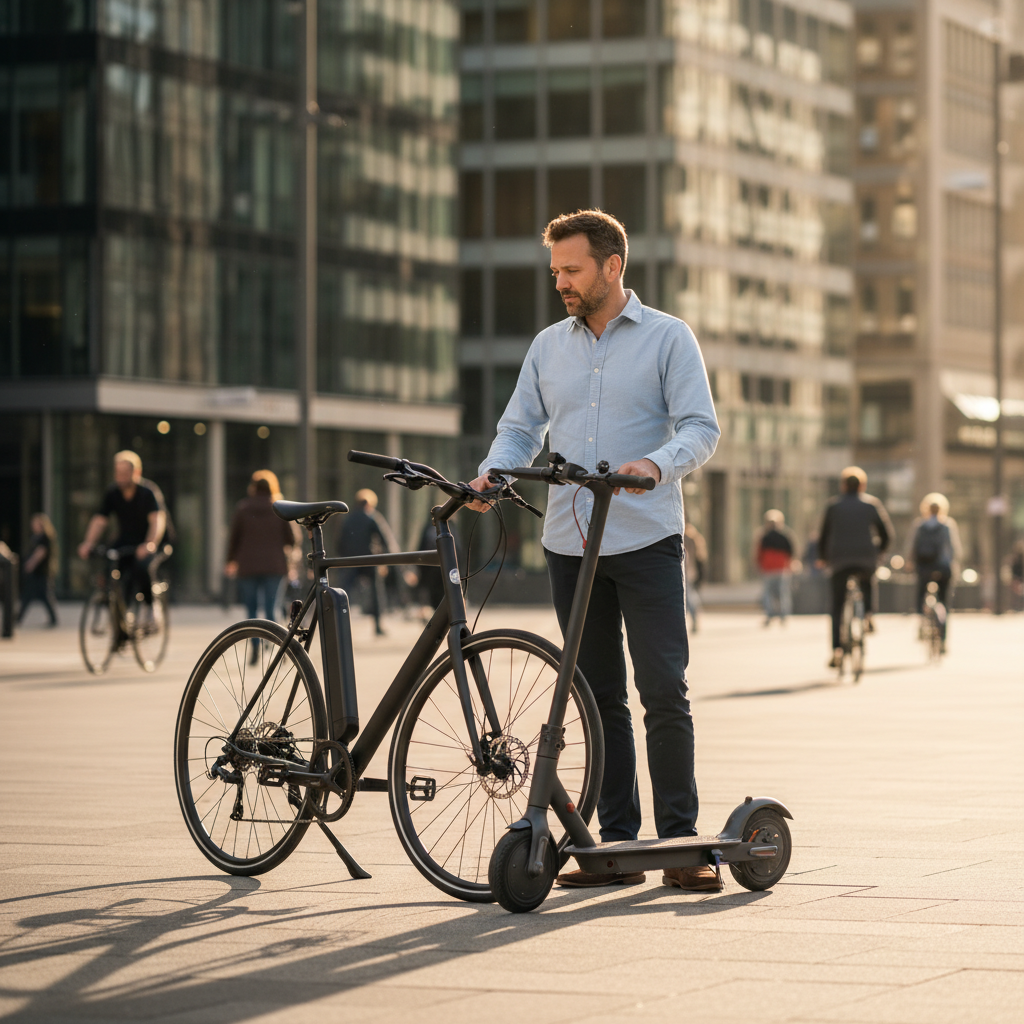 E-Bike vs สกู๊ตเตอร์ไฟฟ้า: เลือกคันไหนเหมาะกับคุณ? - ebike-vs-electric-scooter-comparison