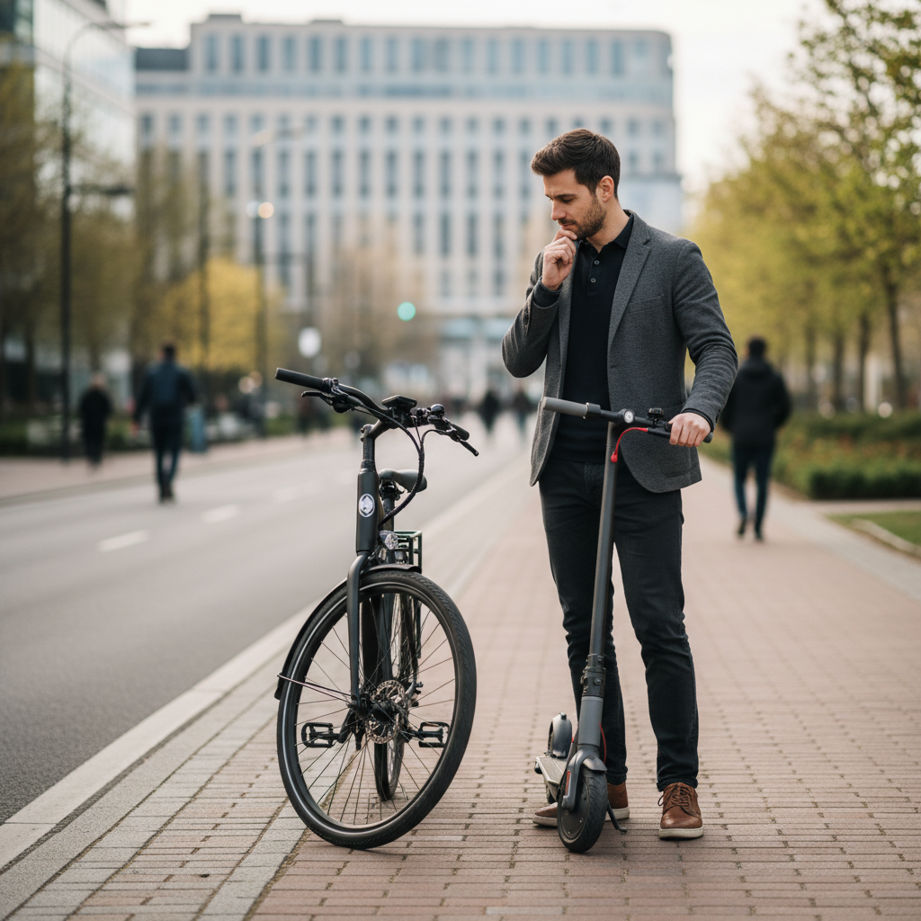 E-Bike vs สกู๊ตเตอร์ไฟฟ้า: แบบไหนเหมาะกับคุณ? - ebike-vs-electric-scooter-comparison