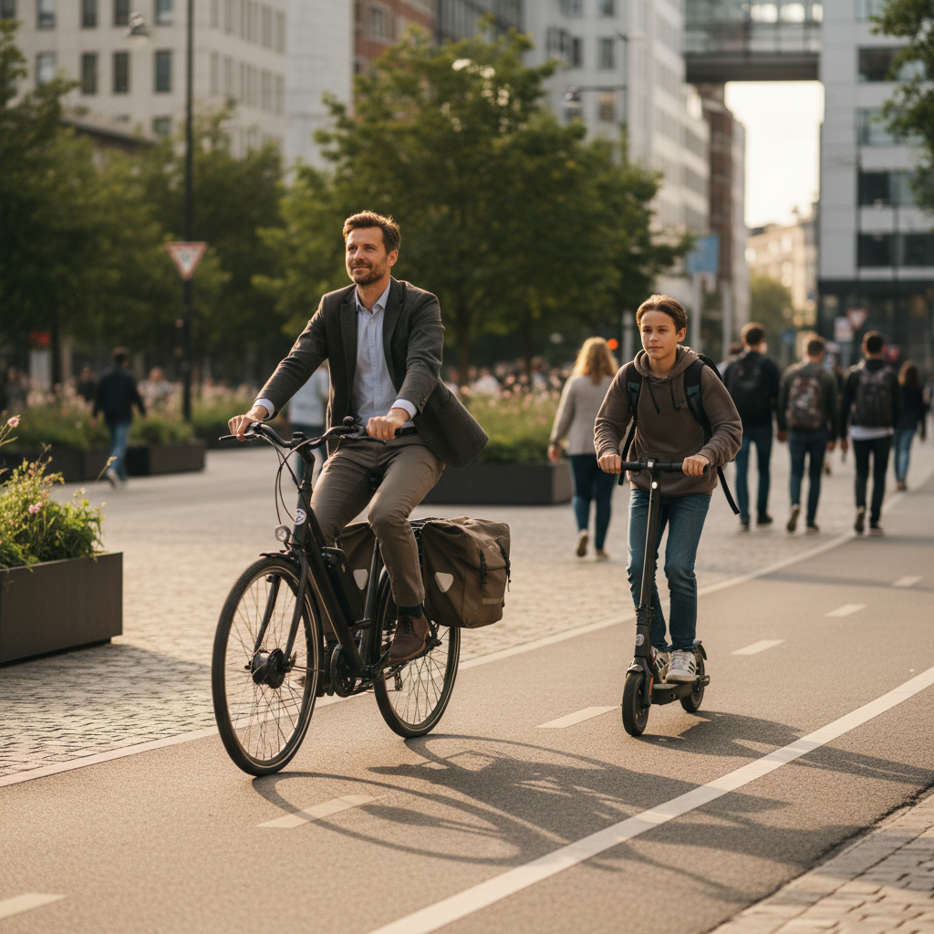 E-Bike vs สกู๊ตเตอร์ไฟฟ้า: เลือกคันไหนเหมาะกับไลฟ์สไตล์คุณ - ebike-vs-electric-scooter-comparison