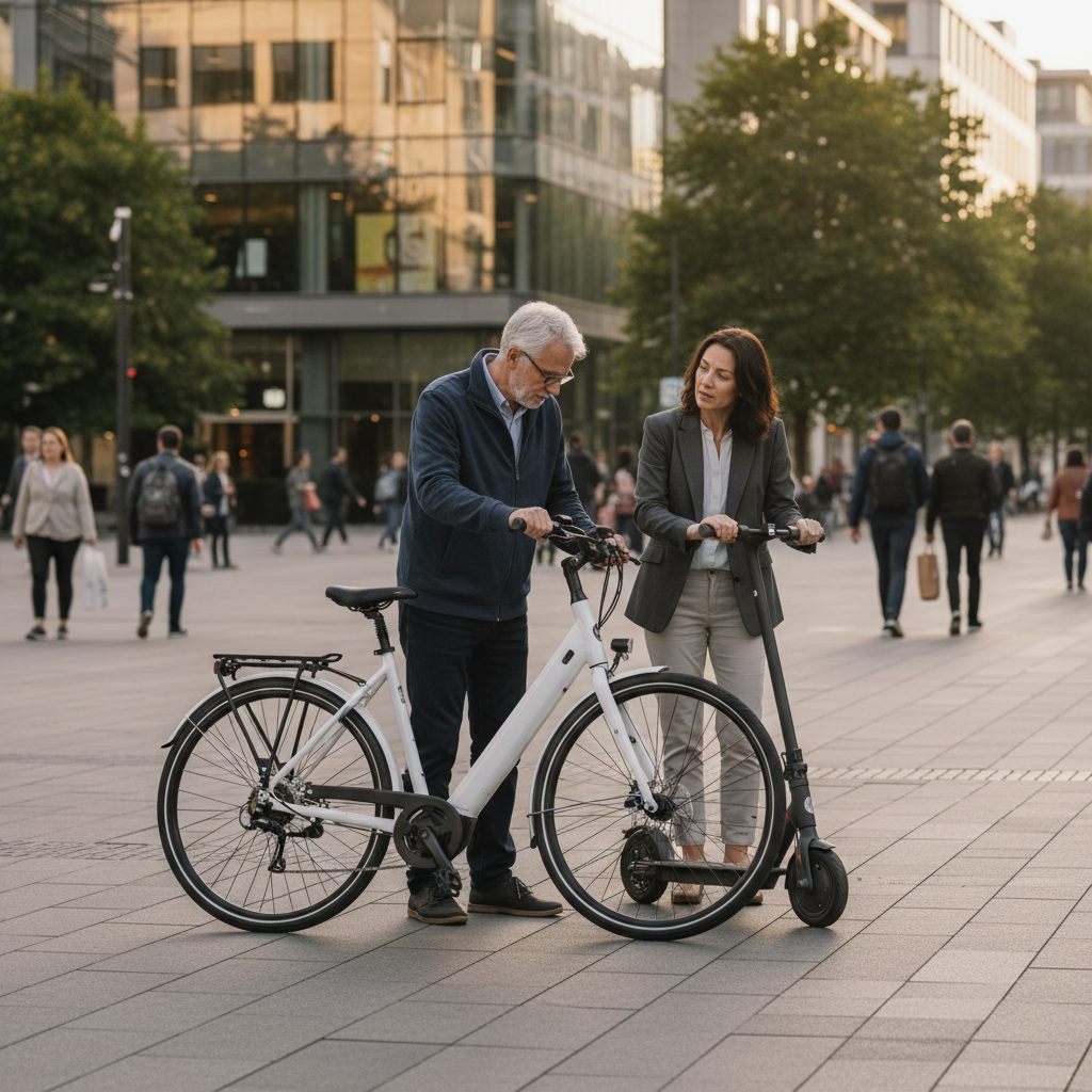 จักรยานไฟฟ้า vs สกู๊ตเตอร์ไฟฟ้า: เลือกคันไหนเหมาะกับคุณ? - ebike-vs-electric-scooter-guide