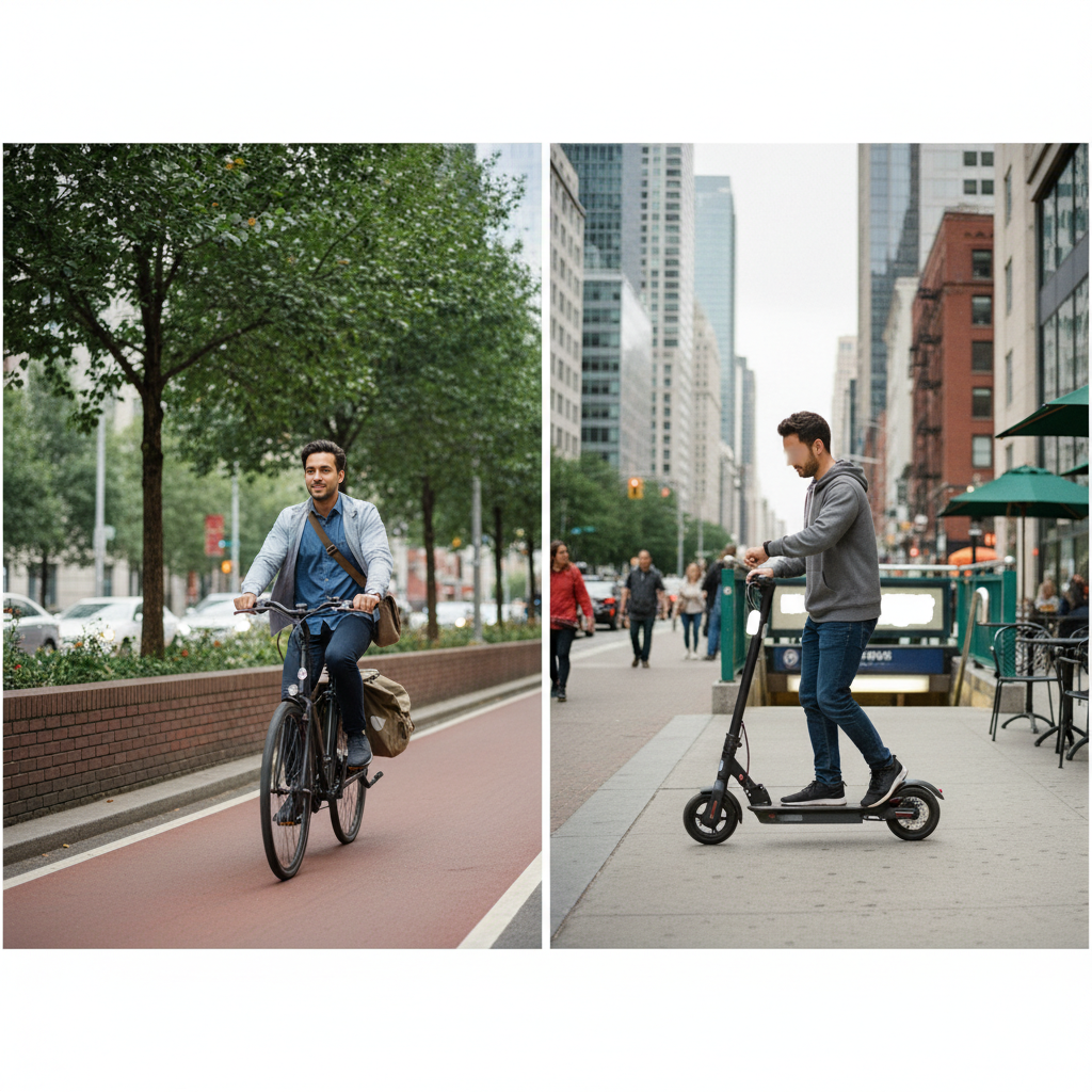 E-Bike หรือ สกู๊ตเตอร์ไฟฟ้า? เลือกคันไหนที่ใช่สำหรับคุณ - ebike-vs-electric-scooter-guide