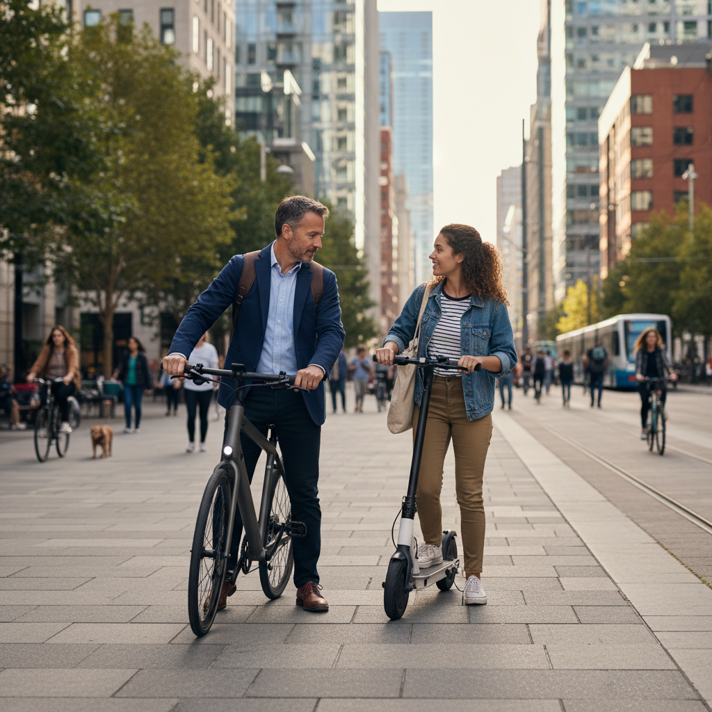 E-Bike vs สกู๊ตเตอร์ไฟฟ้า: เลือกแบบไหนที่ใช่สำหรับคุณ? - ebike-vs-electric-scooter-guide