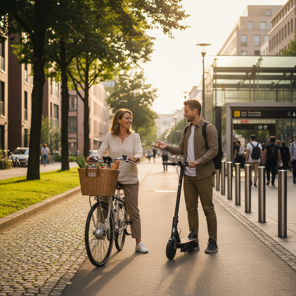 จักรยานไฟฟ้า vs สกู๊ตเตอร์ไฟฟ้า: เลือกคันไหนที่ใช่คุณ? - ebike-vs-electric-scooter-guide