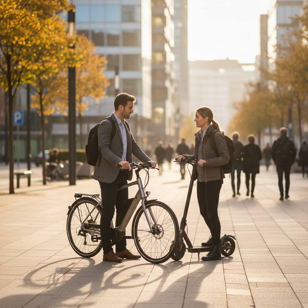 จักรยานไฟฟ้า vs สกู๊ตเตอร์ไฟฟ้า: เลือกแบบไหนให้เหมาะกับคุณ? - ebike-vs-electric-scooter-guide