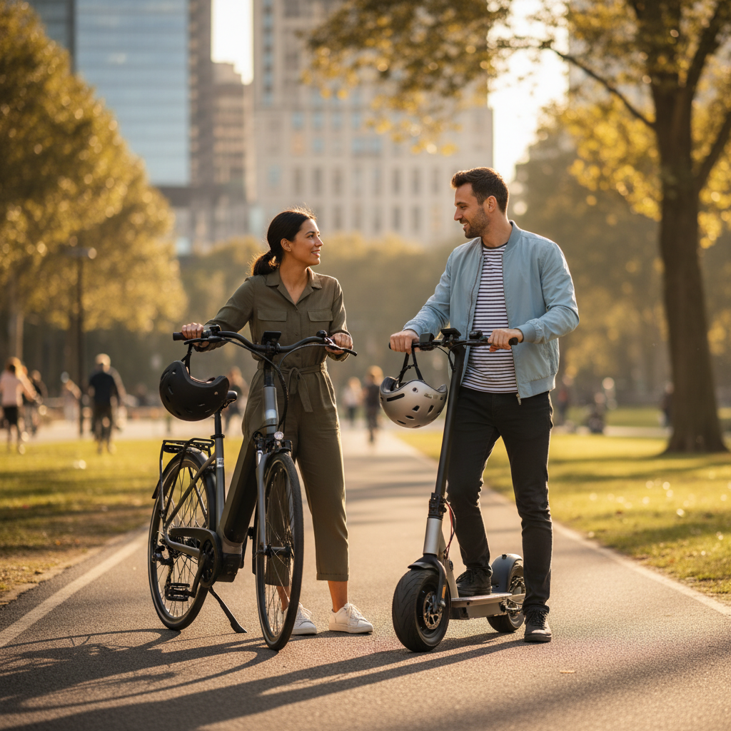 E-Bike vs สกู๊ตเตอร์ไฟฟ้า: เลือกคันไหนเหมาะกับคุณ? - ebike-vs-electric-scooter-guide