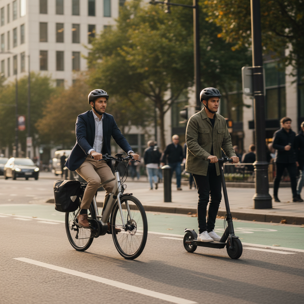 จักรยานไฟฟ้า vs สกู๊ตเตอร์ไฟฟ้า: เลือกคันไหนที่ใช่สำหรับคุณ - ebike-vs-electric-scooter-guide