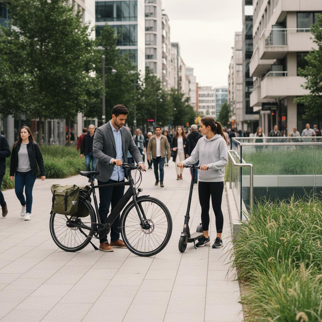 E-Bike vs สกู๊ตเตอร์ไฟฟ้า: เลือกให้เหมาะกับไลฟ์สไตล์ - ebike-vs-electric-scooter-lifestyle